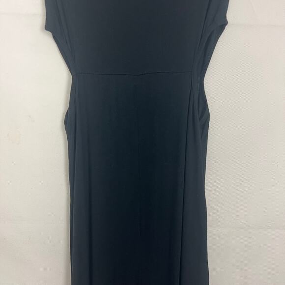 Enough About Me... Black Maxi Sleeveless Dress Size XS/S - Picture 10 of 14